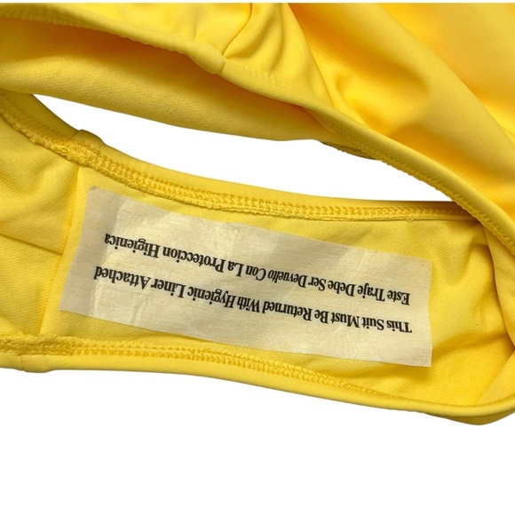 Shade & Shore Yellow One Piece Swimsuit - Picture 10 of 10